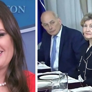 Sarah Sanders trolls WaPo over dumb question about John Kelly's face