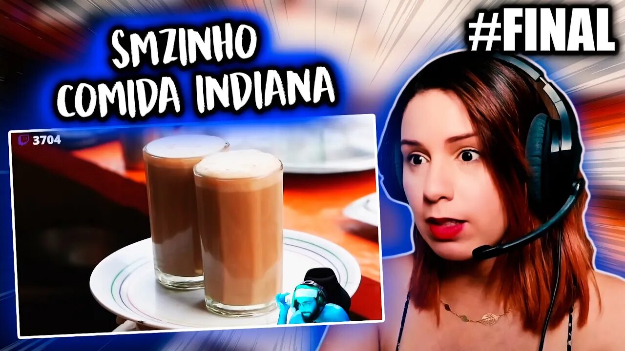 SMZINHO REAGINDO A COMIDA DE RUA INDIANA 10 (FINAL) - REACT