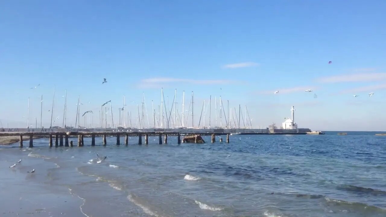 Γκρεμισμένη η γραφική Αποβάθρα Ν.Ο.Θ. μετά την κακοκαιρία Ελπίς (P1)