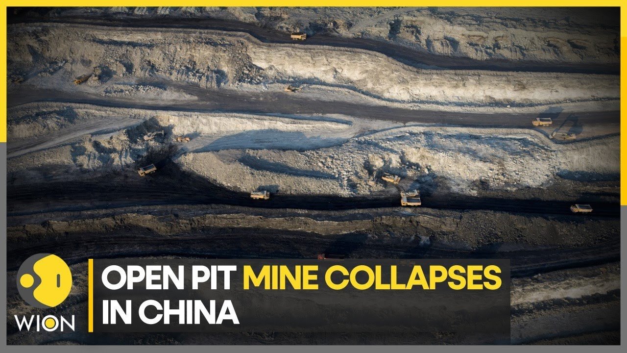 Open pit mine collapses in China: Officials fear many trapped under debris | English News | WION