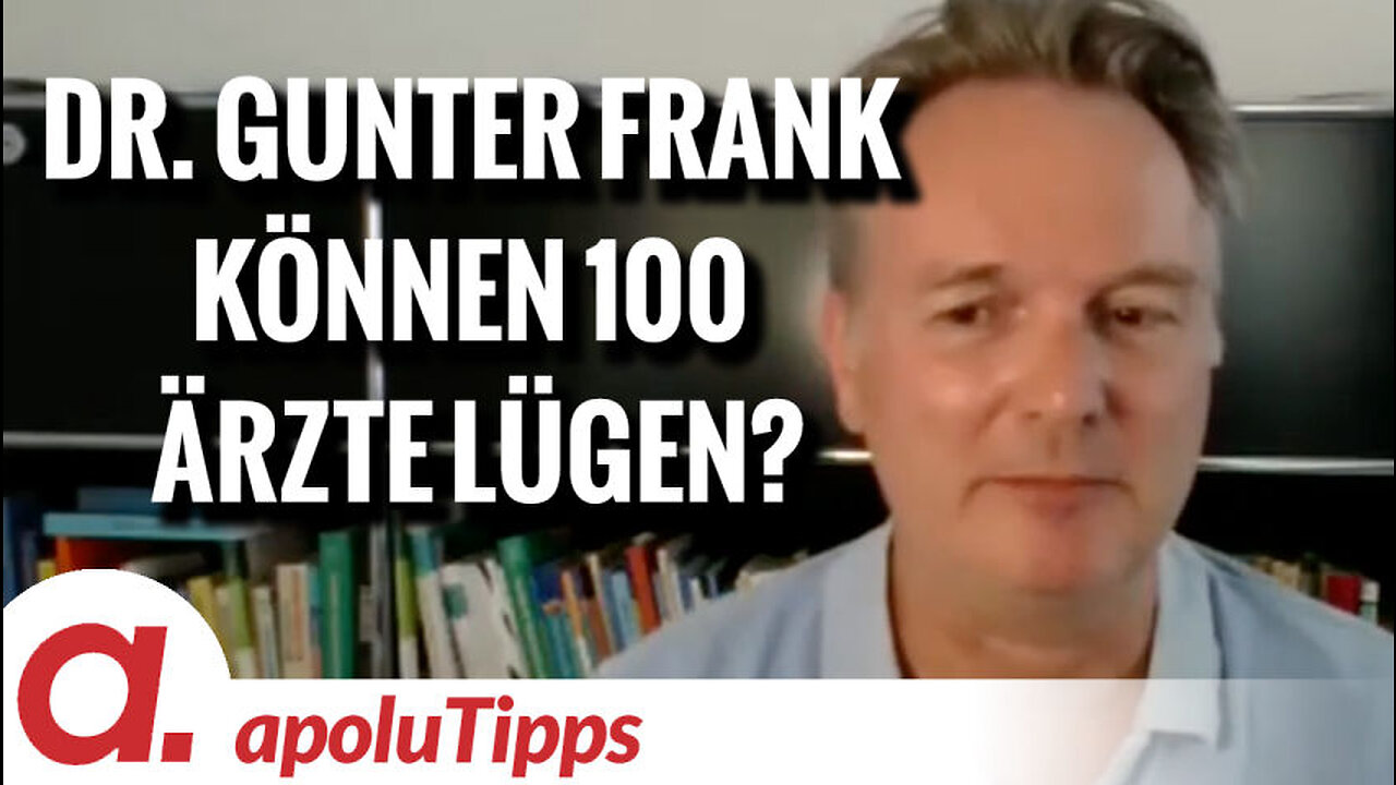 Interview mit Dr. Gunter Frank – "Können 100 Ärzte lügen?"