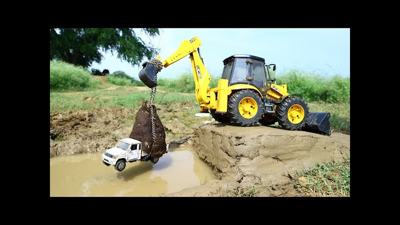 🚖Car rescue by the JCB in USA // Most watched // New creation