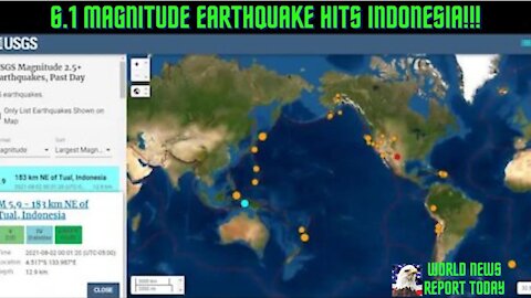 6.1 Magnitude Earthquake Hits Indonesia