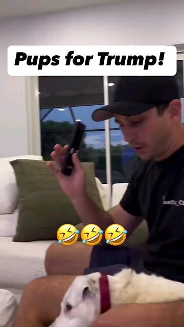 🐕 Dog hates Biden