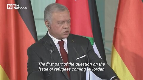 JORDIAN KING SAYS NO GAZA REFUGEES ALLOWED IN JORDAN OR EGYPT