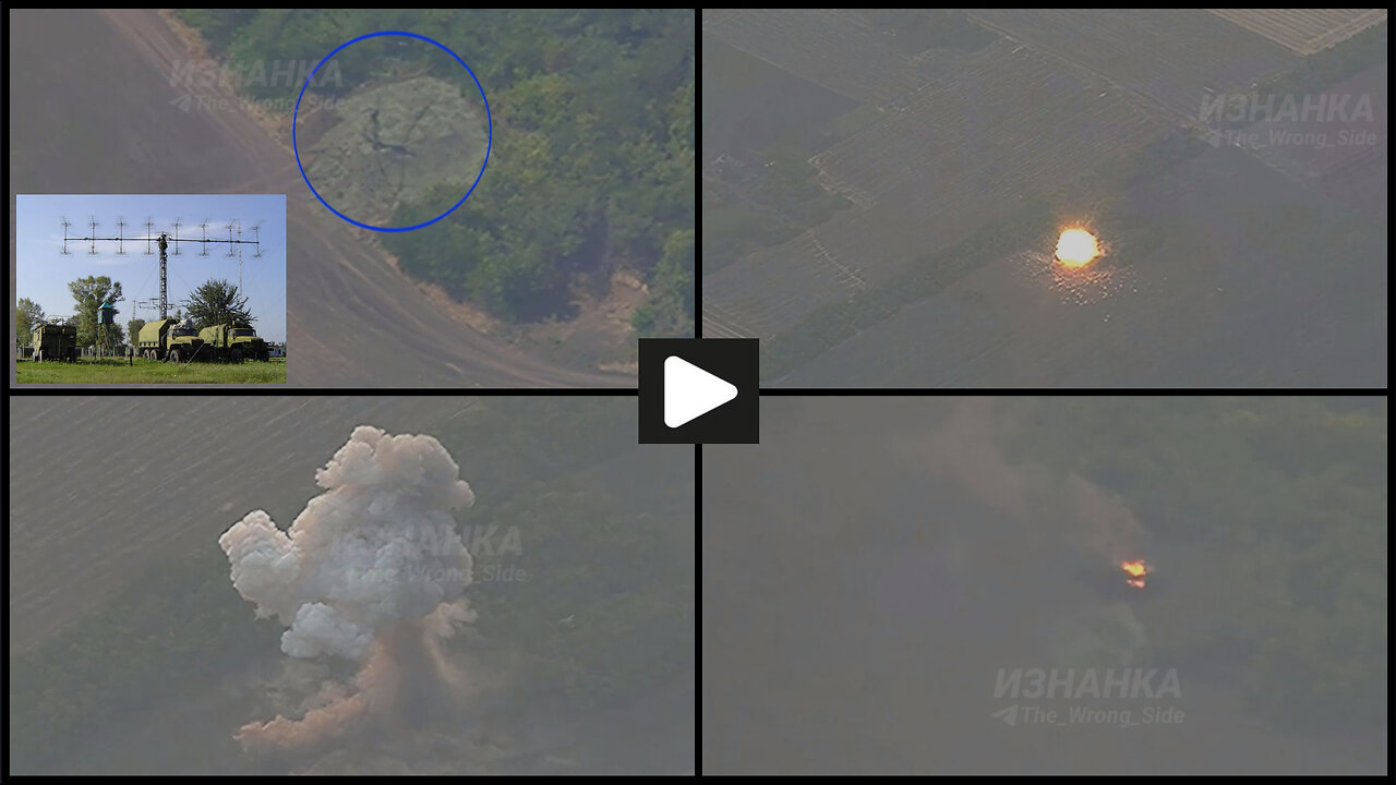 Dnipro region: Russian Kh-35 missile burns another Ukrainian P-18 radar