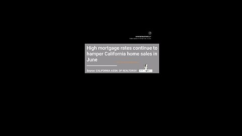 High Mortgage Rates Continue