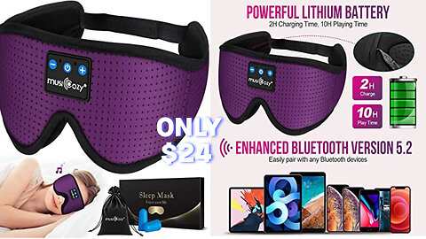 Enhance Your Sleep Experience with MUSICOZY Sleep Headphones Bluetooth Headband