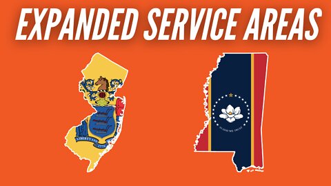 Expanded Service Areas NJ & MS