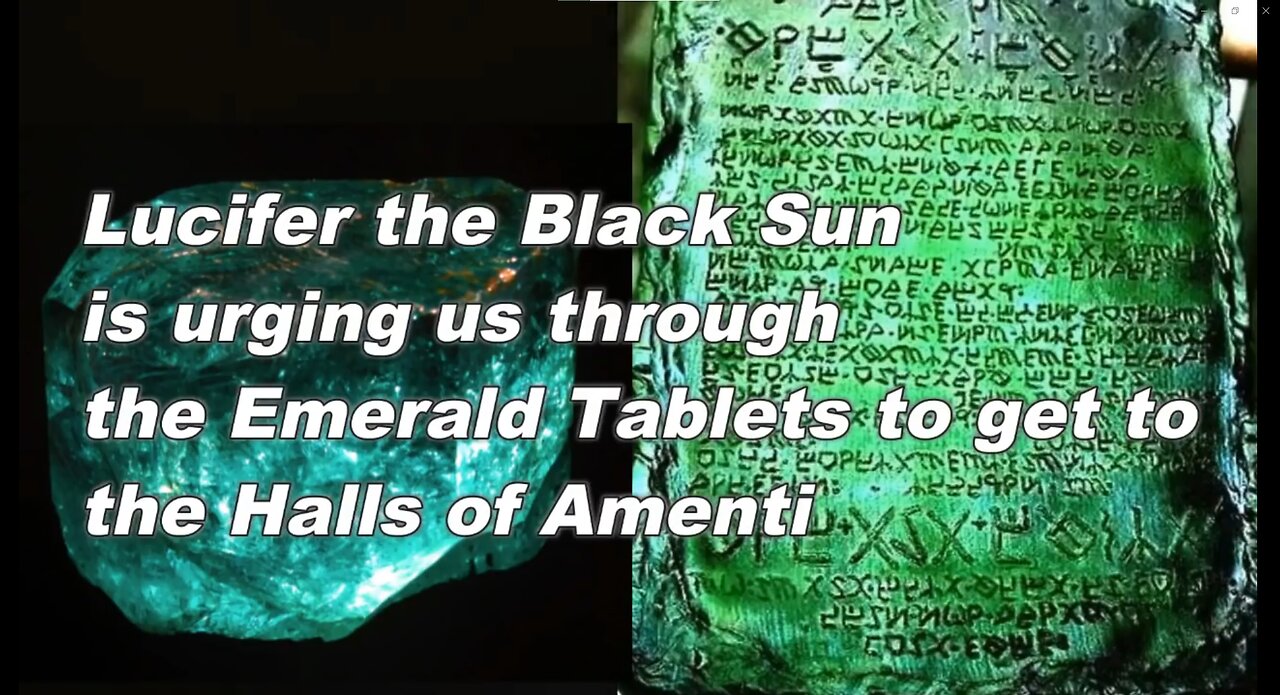 LUCIFER THE BLACK SUN, MATRIX EXIT HOLE, WAR ON THE FEMININE, & THE HALLS OF AMENTI