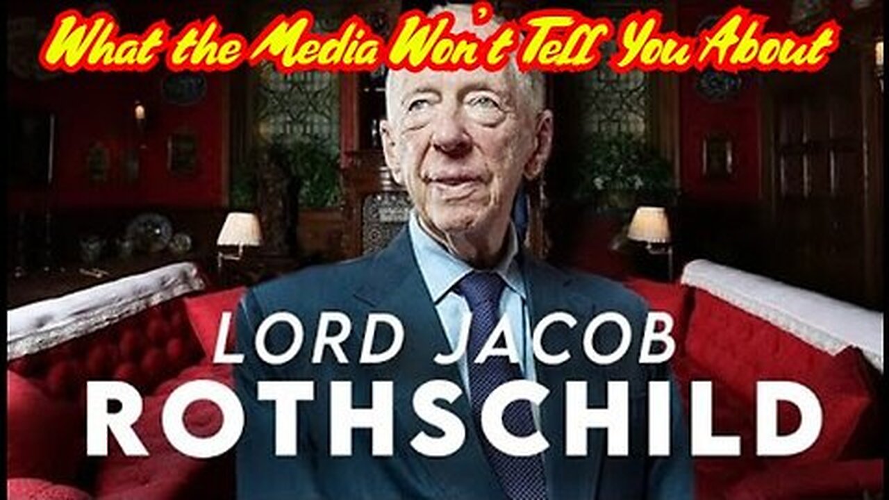 Elites Jacob Rothschild Died Age 87 and He Claims His Family Created Israel