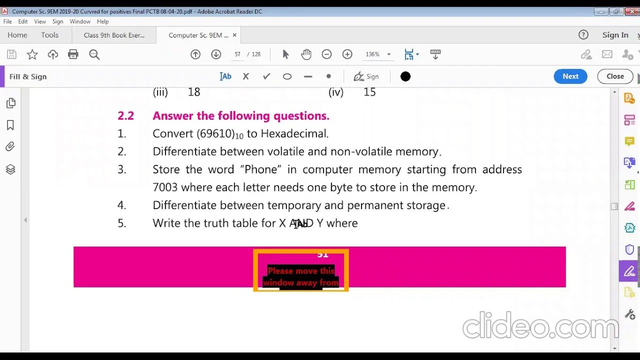 Class 9th | Computer | Lecture 3 | Chapter 2 Exercise