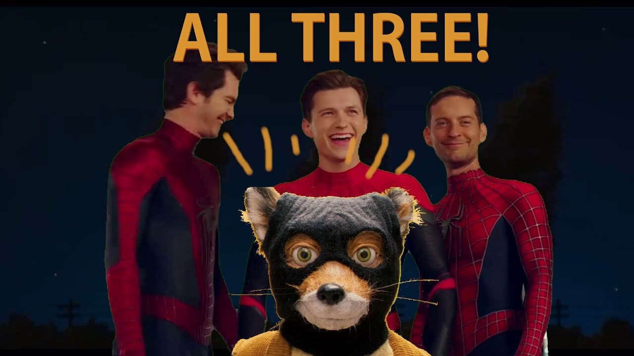 The Three Spider-Men Shoot Fantastic Mr Fox