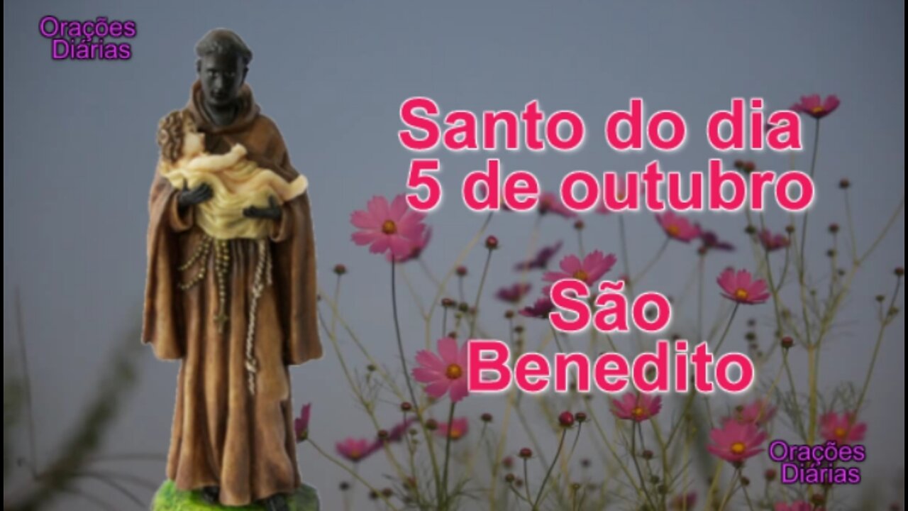 Santo do dia 5 de outubro, São Benedito