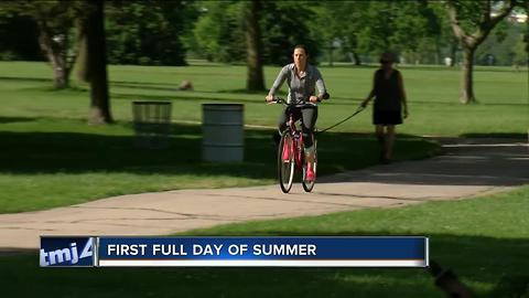 Today is the first full summer day