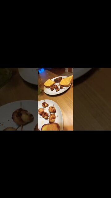 Scallops, Steak, and garlic toast