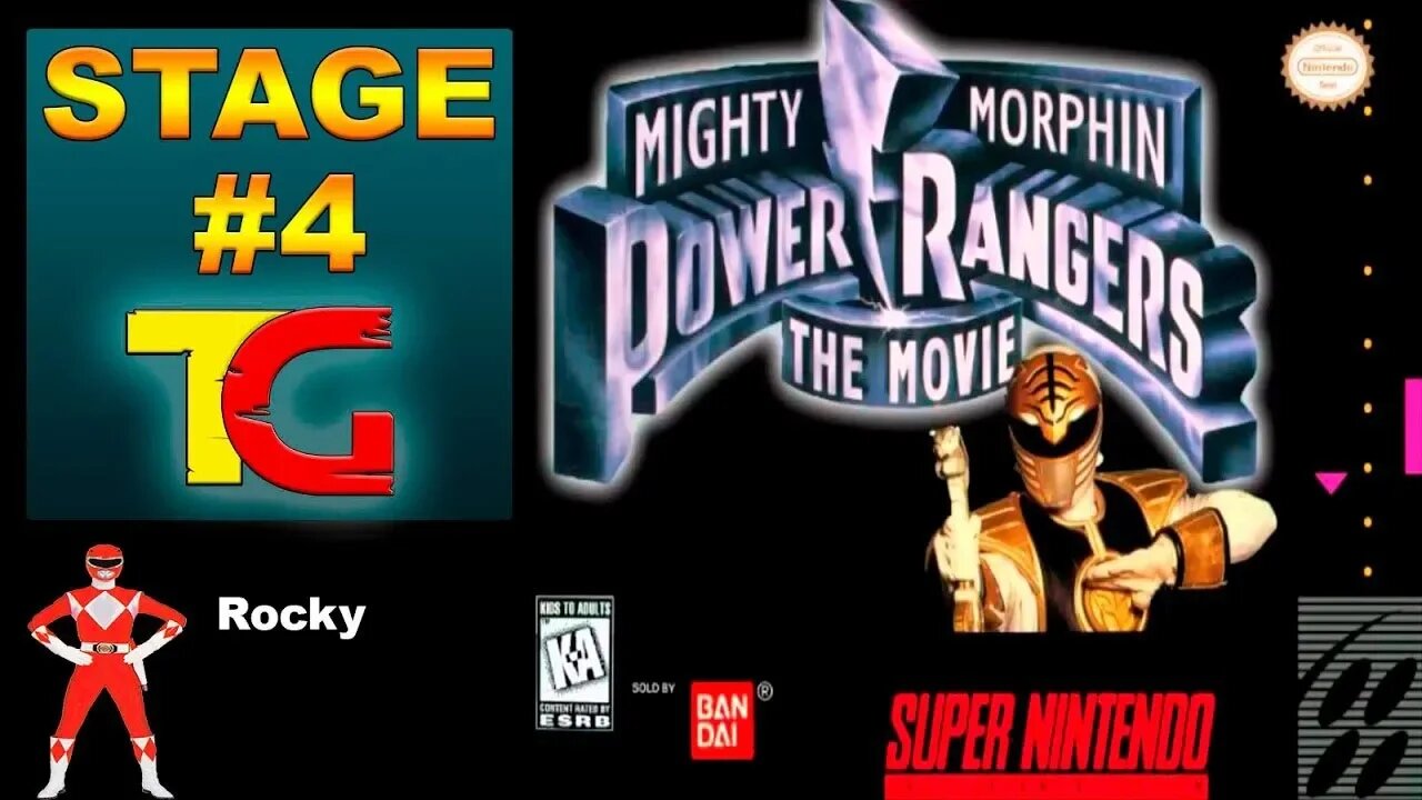 [SNES] - Mighty Morphim Power Rangers The Movie - [STAGE 4] - Dificuldade HARD