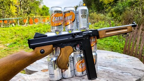 Full Auto vs Pop Cans!!! #shorts