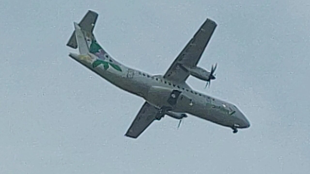 ATR 42-500 F-OIXE on provenance de Cayenne à Fortaleza