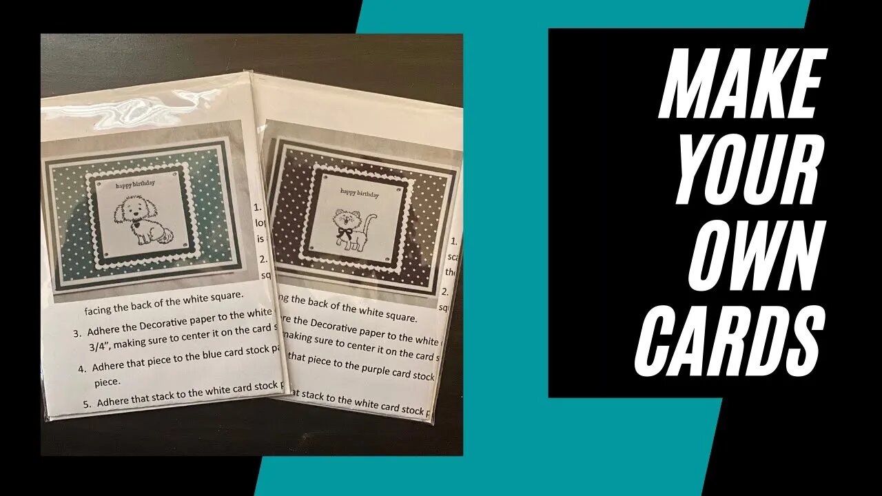 WIN THESE DIY Card Kits