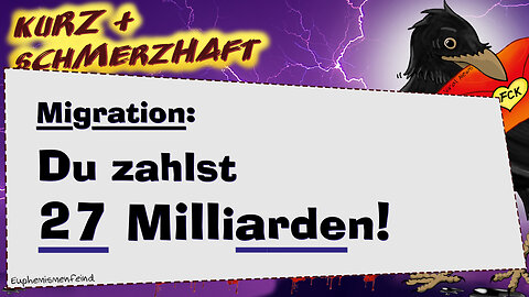 Migration: Du zahlst 27 Milliarden | Sind das die Gesamtkosten?