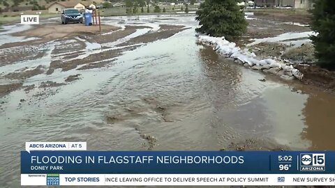 Doney Park among neighborhoods hit by continuous flooding near Flagstaff