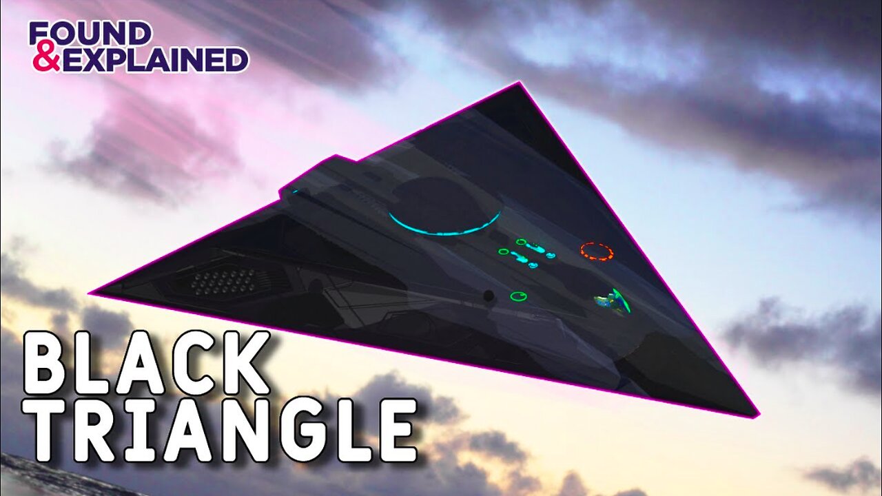 Top Secret Anti-Gravity Spy Plane - TR3b Black Manta - MilTec by FOUNDandEXPLAINED