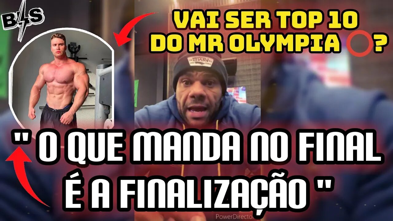 GABRIEL ZANCANELLI TEM CHANCE DE PEGAR TOP 10 NO MR OLYMPIA ? JORLAN EXPLICA