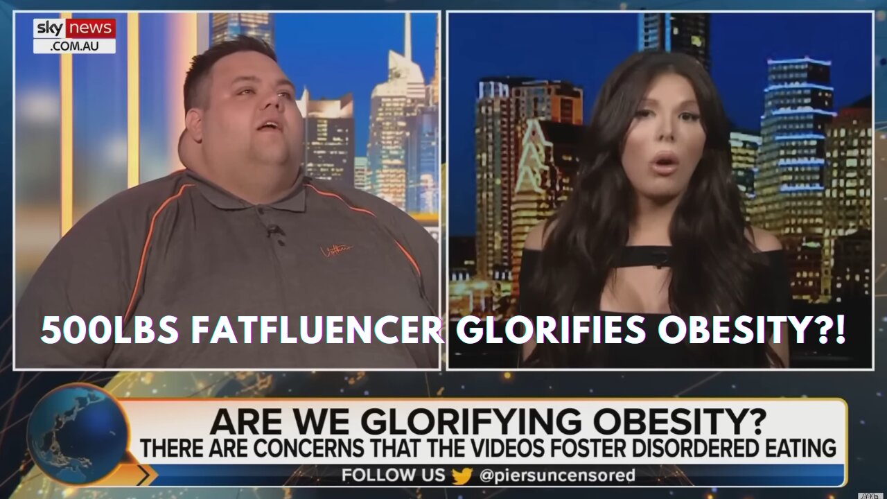 500lbs Fatfluencer Glorifies Obesity On Piers Morgan