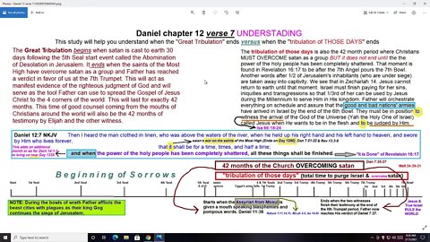 Daniel 12 verse 7 understanding