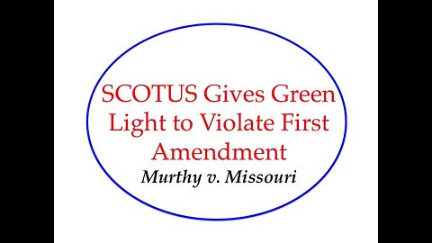 SCOTUS Gives Green Light to Violate First Amendment