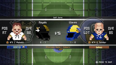 EFL:2-12- New Orleans Royals (0-1) v Los Angeles Waves (1-0) - Legend Bowl - Week 2 - Intros