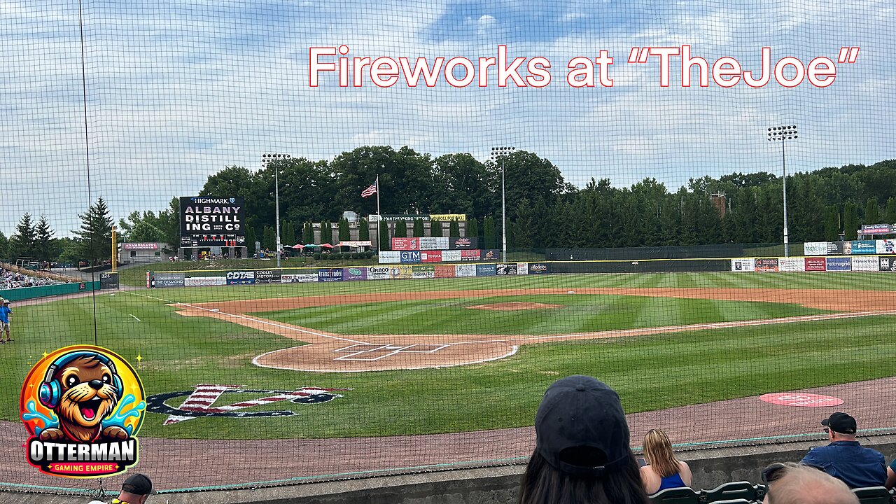 Fireworks at Joe Bruno Stadium #RumbleTakeover