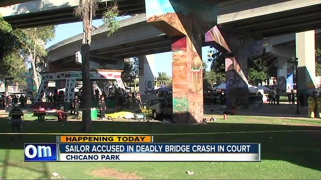 Navy man in court for deadly crash in Chicano Park