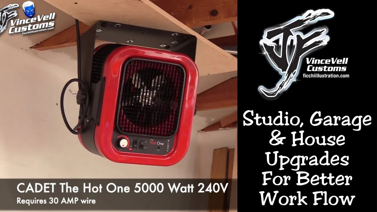 Studio Garage & House Upgrades For Better Work Flow