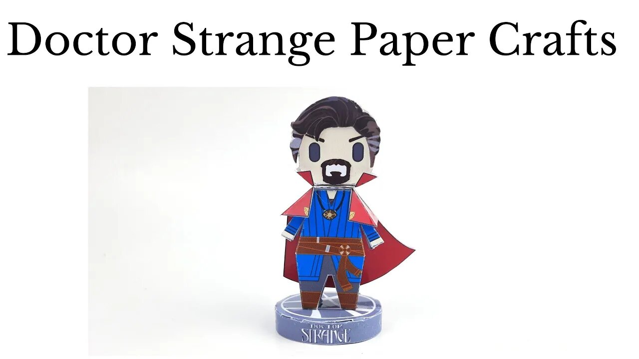 Origami Doctor Strange (Marvel) - DIY Easy Paper Crafts