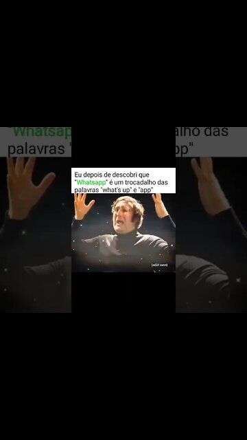 Com quantos anos vocês decobriram que whatsapp um trocadilho americano?