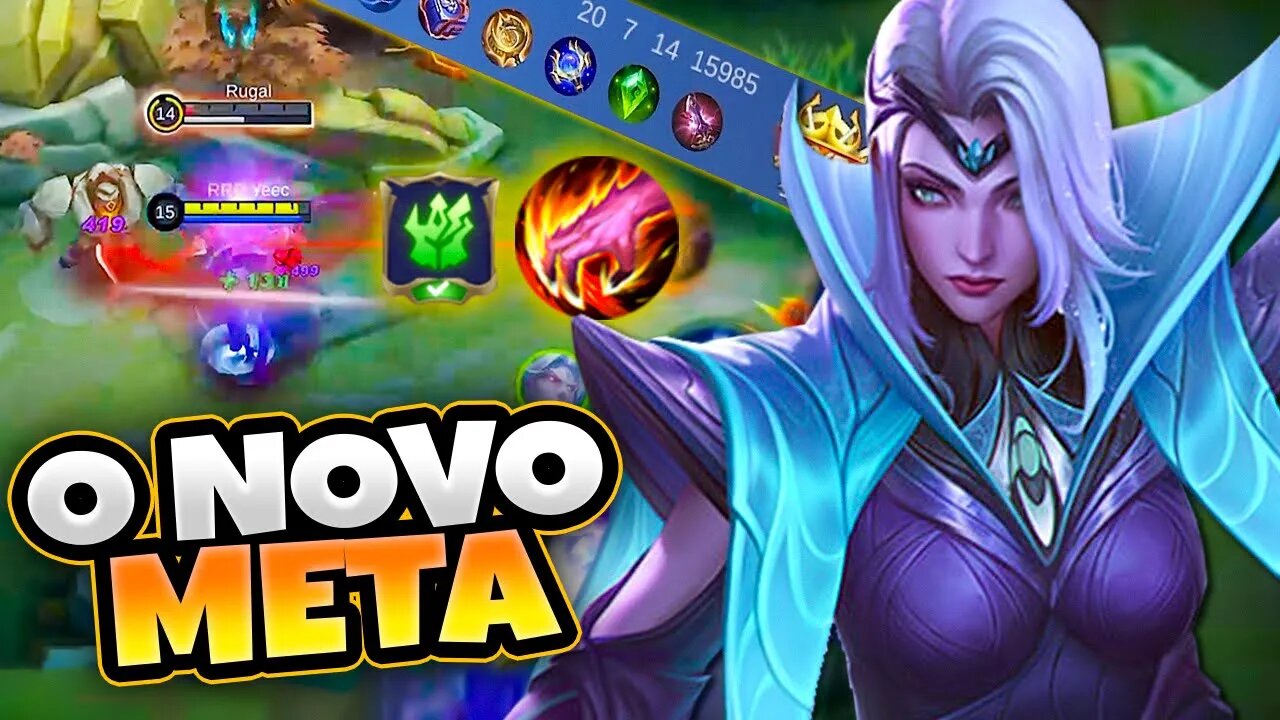 FIZ VALENTINA JUNGLER! CARREGA QUALQUER JOGO | MOBILE LEGENDS