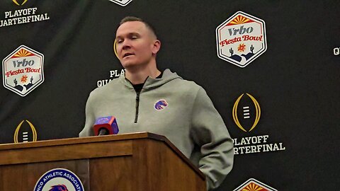 Weekly Press Conference With Boise State Head Football Coach, Spencer Danielson 12/17/2024