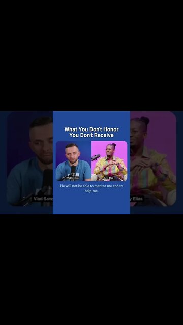 What You Don't Honor, You Don't Receive Reel @Prophet Lovy