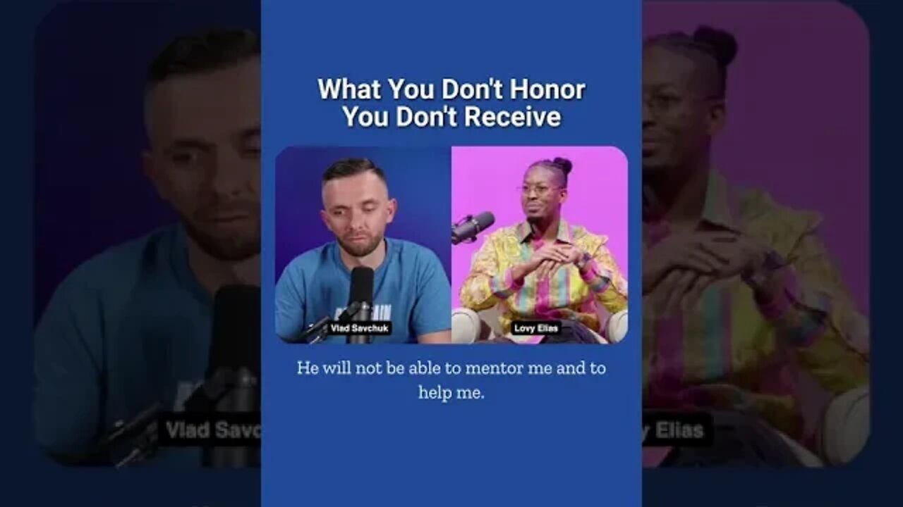 What You Don't Honor, You Don't Receive Reel @Prophet Lovy