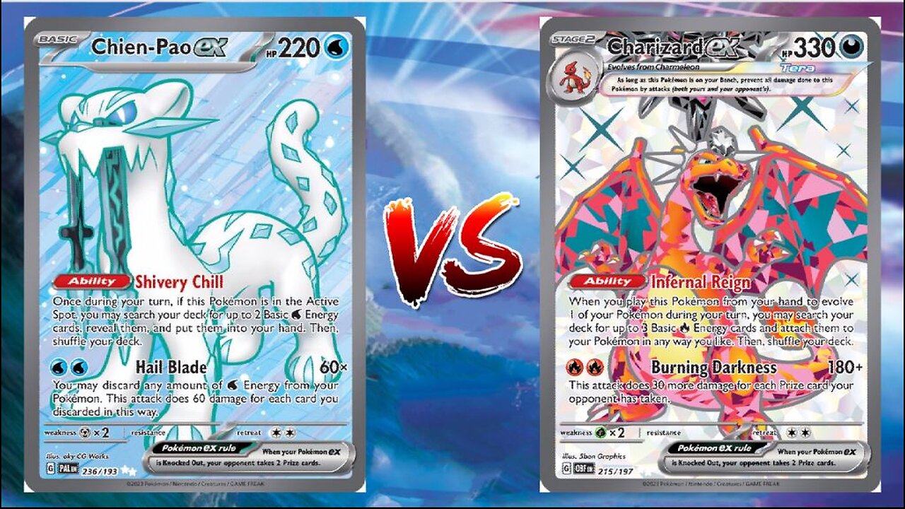 Pokemon TCG Live Chien-Pao Baxcalibur VS Charizard EX!!