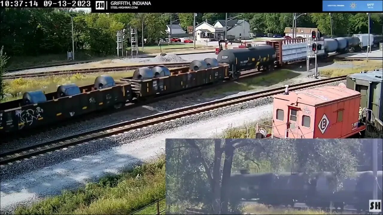 CN 3069 Wisconsin Central Leading WB Manifest in Griffith, IN on September 13, 2023