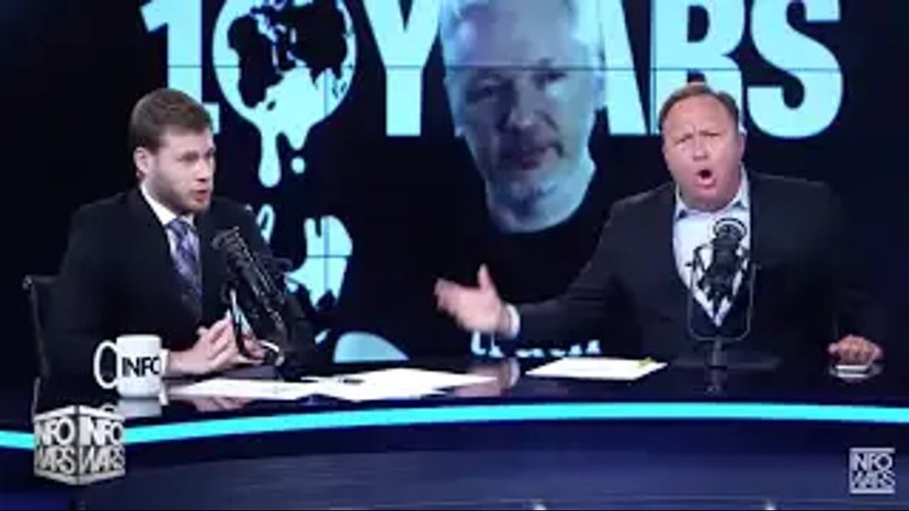 Alex Jones Declares War on Julian Assange Move Bitch Get Out The Way!