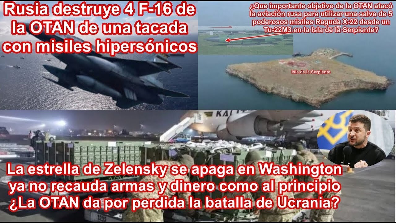 ¿Qué importante objetivo de la OTAN atacó Rusia en la Isla de las Serpientes con 5 misiles X- 22?