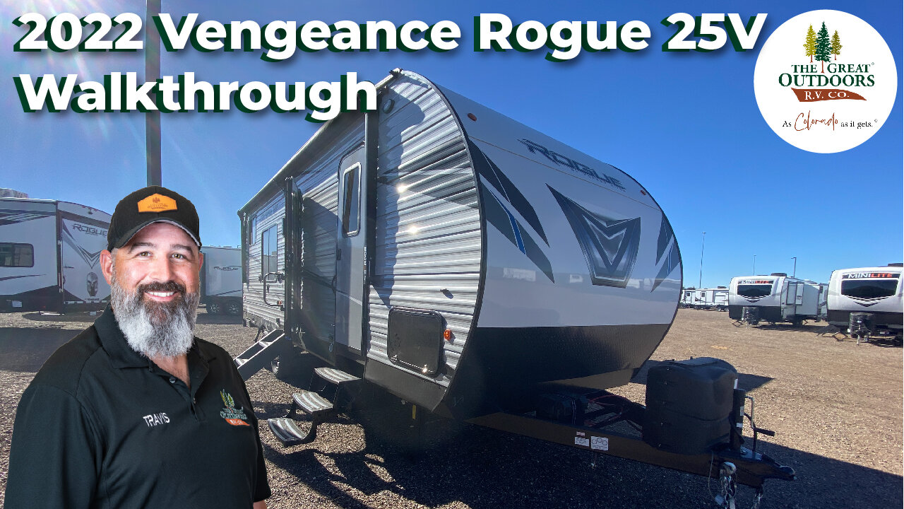 GREAT NEW TOY HAULER! 2022 Vengeance Rogue 25V Toy Hauler