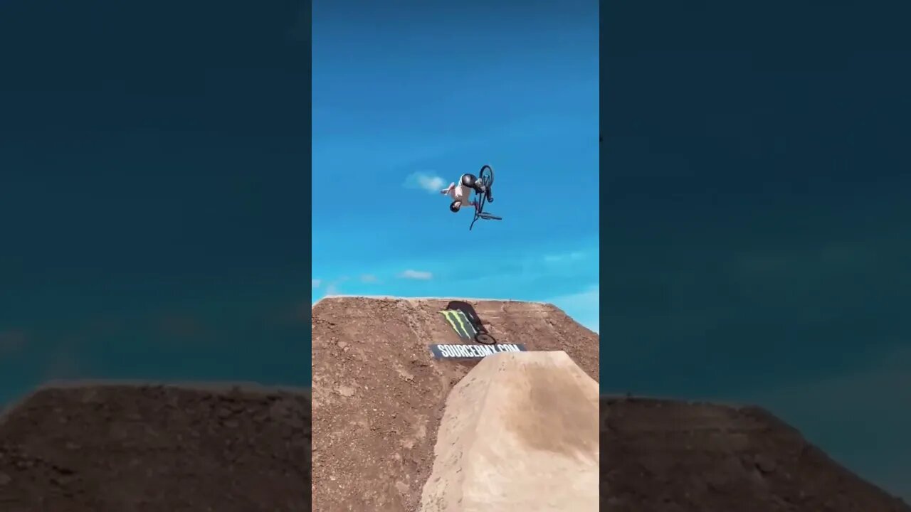 Crazy Double Backflip Line! #short -Bryce Tryon