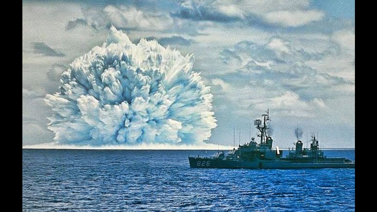 UNDERWATER ATOMIC BLAST 150 METER