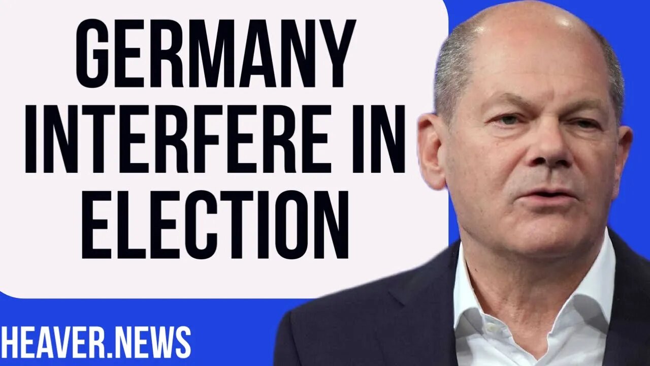 German Chancellor INTERFERES In Foreign Election