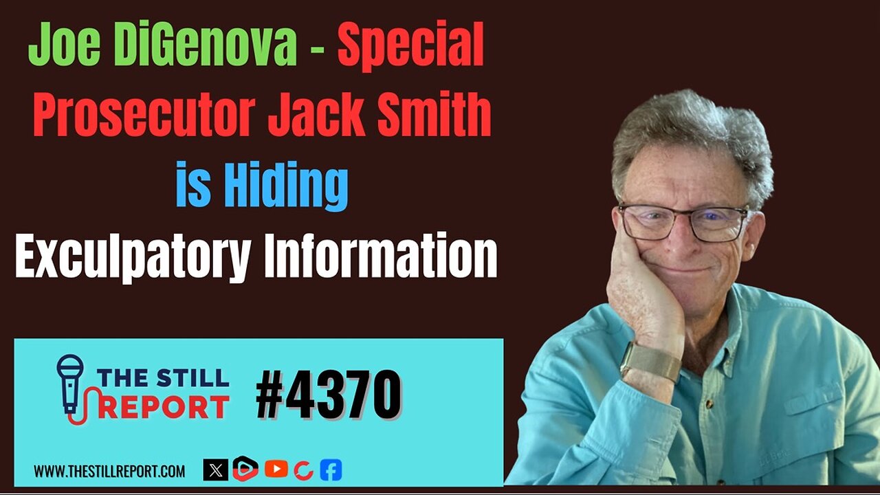 Joe diGenova – Special Prosecutor Jack Smith is Hiding Exculpatory Information, 4370